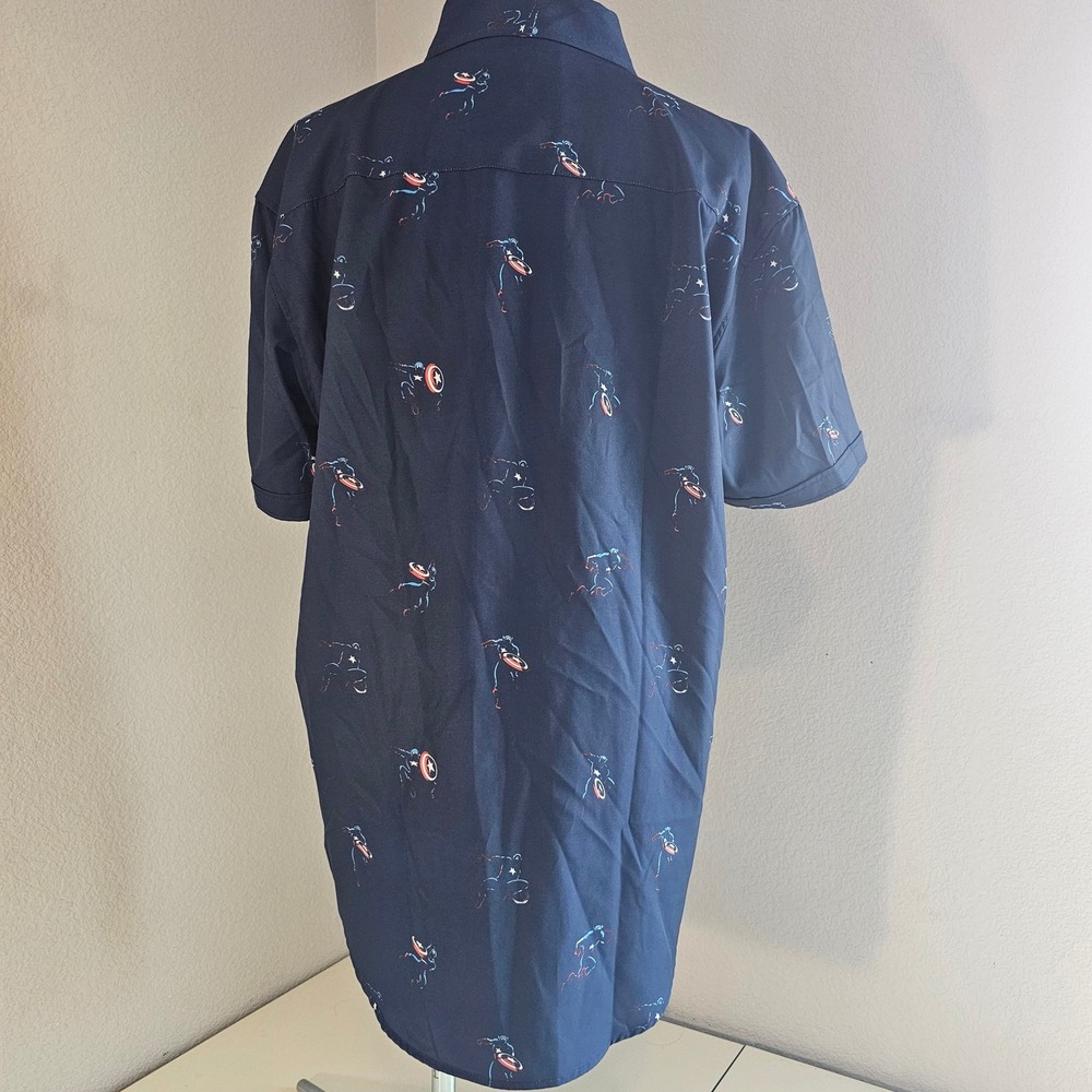 RSVLTS‎ xl Captain America patriotic nwot marvel - Picture 5 of 7
